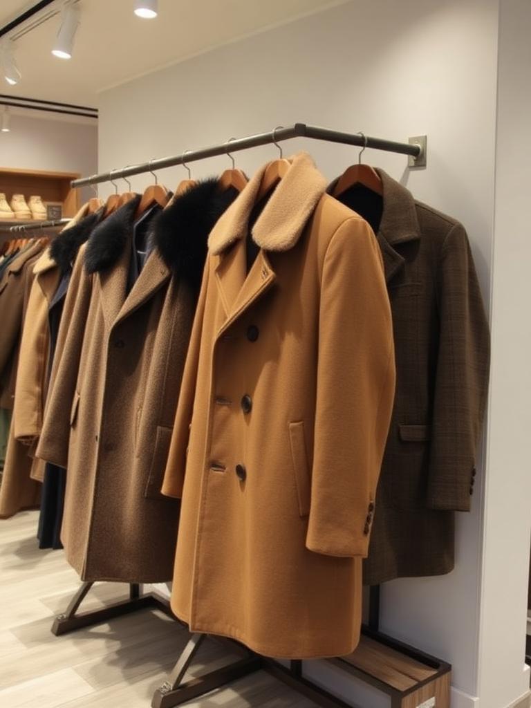 Manteaux homme sur portant, camel et marine – Vêtements Lavaud